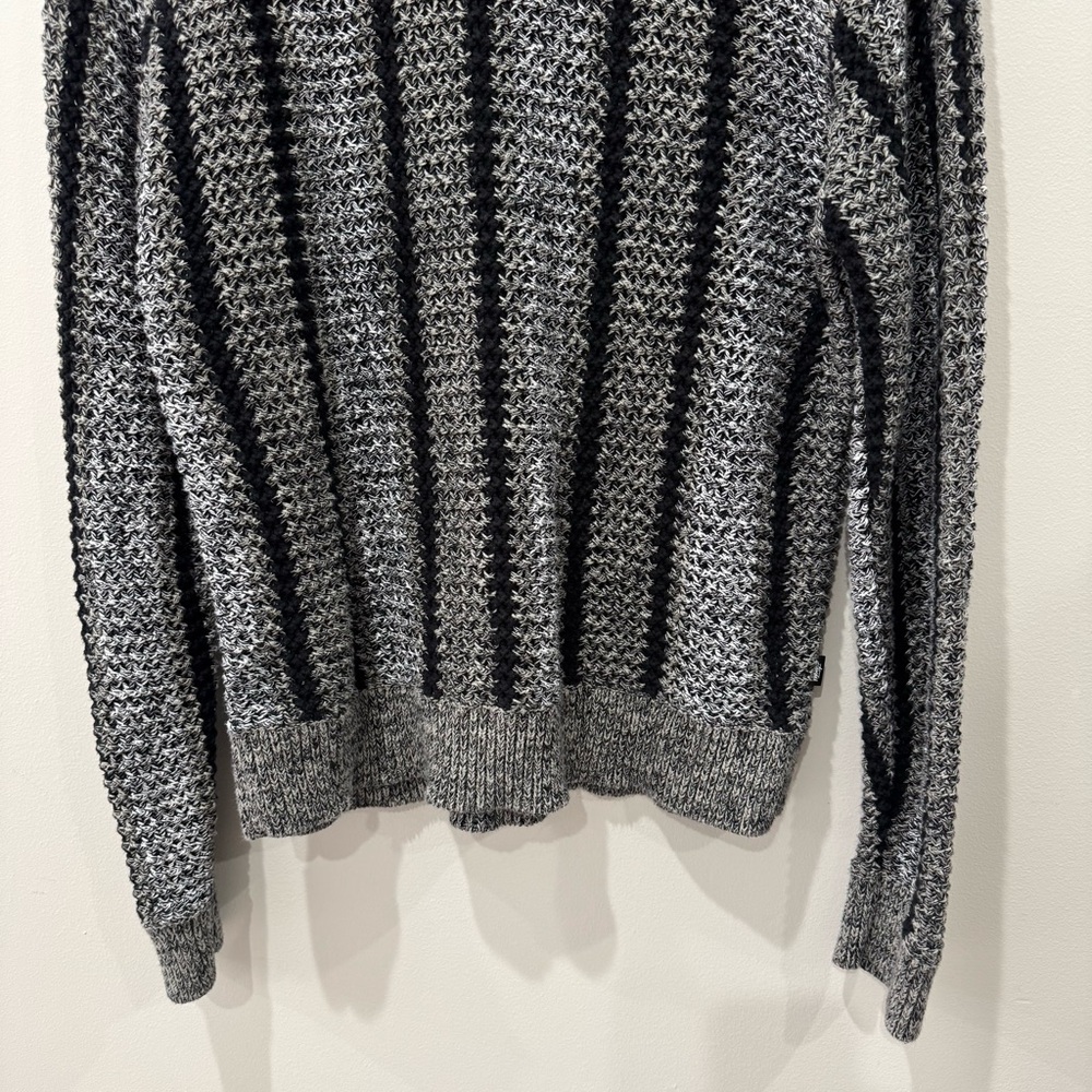Stussy Baja Loose Gauge Sweater 'Black' Size XL - Picture 6 of 9